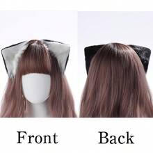 1入組毛絨貓耳裝飾頭帶,可用於可愛的洛麗塔或性感的cosplay - 彩色 - 查看 5