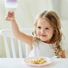 1入組有趣的派對&學習&訓練杯,果汁&牛奶&水杯,帶蓋塑料杯,生日派對慶典用品 - 紫色 - 查看 6