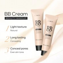 Long-Wearing BB Cream, Oil Control Concealing Foundation - Deep Coffee - View 7