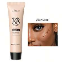 Long-Wearing BB Cream, Oil Control Concealing Foundation - Deep Coffee - View 1