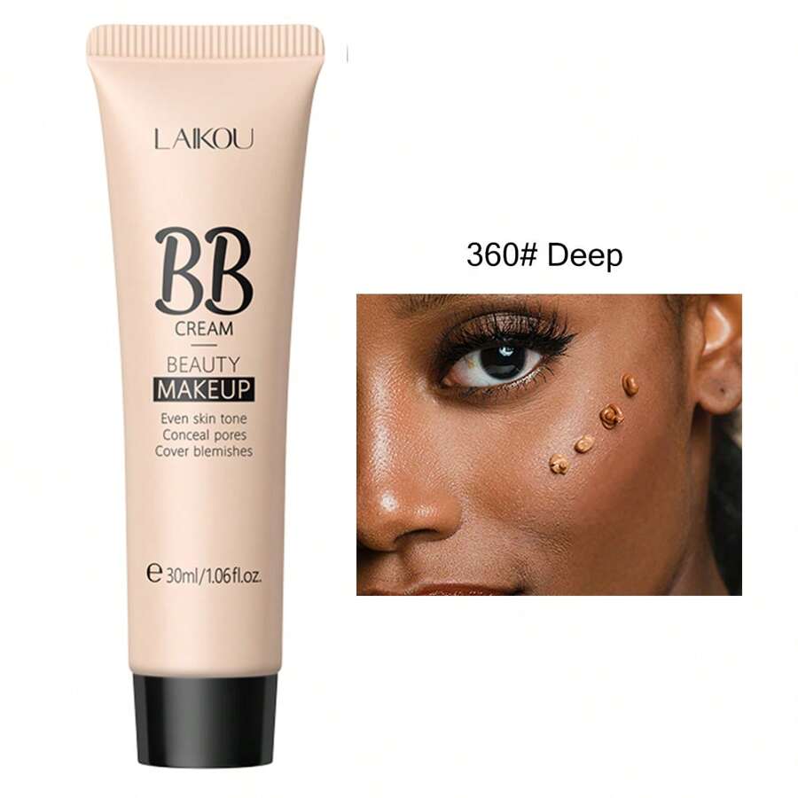 Long-Wearing BB Cream, Oil Control Concealing Foundation - Deep Coffee - View 1