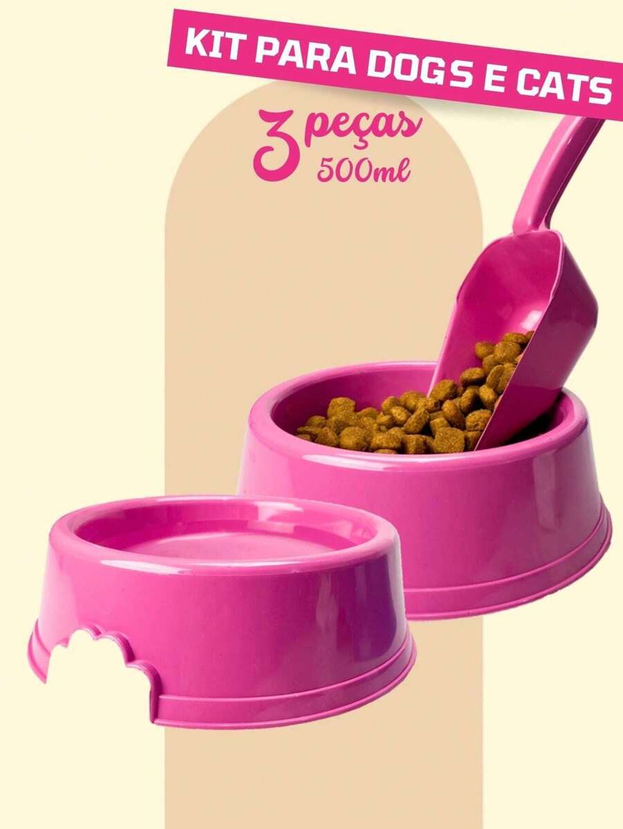 Pet Bowls - 粉色 - 查看 1