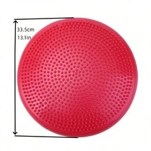 Core Balance Board Trainer, 14 Inch In Diameter, With Pump, Improve Posture, Fitness Level, Stability - Blue - View 2