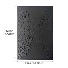 10/25 张激光切割欧式邀请卡邀请贺卡婚礼请柬适用于婚礼生日结婚洗礼派对装饰用品（无插页、无信封） - 白色 - 查看 5