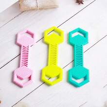 1 件裝狗狗無聊咀嚼玩具,用於清潔牙齒和磨牙 - 黃色 - 查看 5