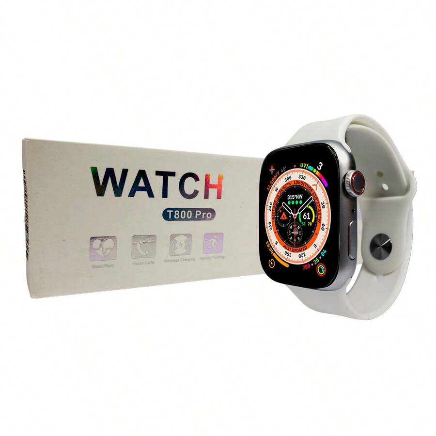 Smartwatch Blood Pressure Measurement. T800 PRO - White - View 1