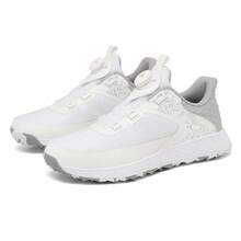 Women's New Golf Shoes With Rotating Buckle, Breathable And Shock-Absorbing, Sports Shoes - White - View 2