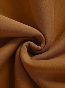 Chicago USA Letter Print Thermal Lined Sweatshirt - Brown - View 5