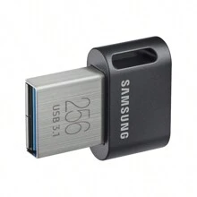 Samsung 三星 Fit Plus Usb 隨身碟 256gb 128gb 64gb,usb 3.1 記憶棒筆式驅動器防水,適用於 Pc/平板電腦//筆記型電腦,ab,黑色,高達 400mb/s - 黑色 - 查看 8