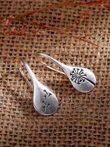 1 對迷人女士吊式耳環婚禮訂婚週年紀念派對珠寶情人節禮物 - 1# - 查看 4