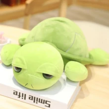 1 pieza Juguete Peluche De Tortuga Con Ojos Grandes - Verde - Ver 3