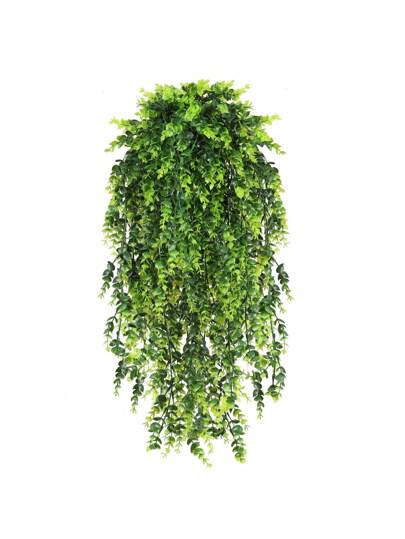 Artificial Hanging Plants,Fake Hanging Vine Flowers Fake Plants Faux Hanging Plants Outdoor Faux Eucalyptus Leaf Greenery Wall Indoor Room Wall Wedding Patio Porch Decor