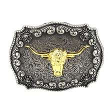 1 件鋅合金時尚龐克復古西部牛仔皮帶扣 - 彩色 - 查看 9