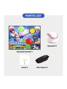 Outdoor Beach & Lawn Baseball Practice Throwing Exercise Baseball Set, Soft Baseball Indoor Training Set With Cloth Material, Set A - Multicolor - View 5