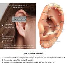 16 克雙圈不鏽鋼無縫綁留珠鉸鏈段鼻環：直徑 8 毫米 10 毫米軟骨耳環 - 金色 - 查看 9