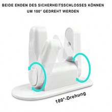 1pc Ordinary Safety Lock, White Door Lock Protector, Housewares