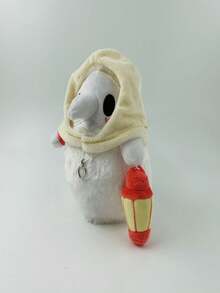 1pc Unisex Plush Stuffed Toy, Festival Party Dancing Prop - White - View 4