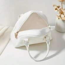 2pcs/Set Girl's Bag, Fashion Handbag And Purse, Shell Crossbody Shoulder Bag