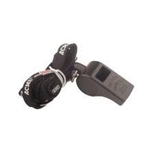 1個帶有核心的運動裁判哨,適用於籃球,足球,排球,救生員等。 - 黑色 - 查看 3