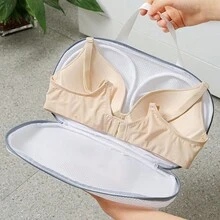 New Design Thickened Ball Shaped Laundry Bag For Delicates, Washing Machine Mesh Bag Prevent Deformation With Hook School Organizer Bags Teacher Storage Bags - Blue - View 4