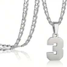 1 Miếng Mạ vàng Số Dây chuyền , Thép không gỉ Chuỗi , 60cm + 5cm , Cá nhân hóa Đồ treo Vật rủ xuống Đối với Quạt , Nam , NỮ , Con trai , Cô gái , Giáng sinh Qủa tặng ( ) - 1 dây chuyền mạ vàng 18k - Xem 51