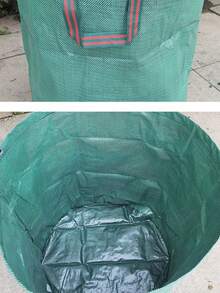 1pc Garden Leaf Bag Outdoor Tree Leaf Collection Bag And Garbage Collecting Bag - Green - View 4