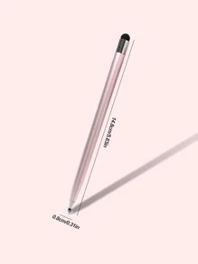 雙頭觸控螢幕專業觸控筆,具有圓盤形和矽膠頭,適用於手機、平板電腦等設備的書寫和繪畫 - 玫瑰金 - 查看 2