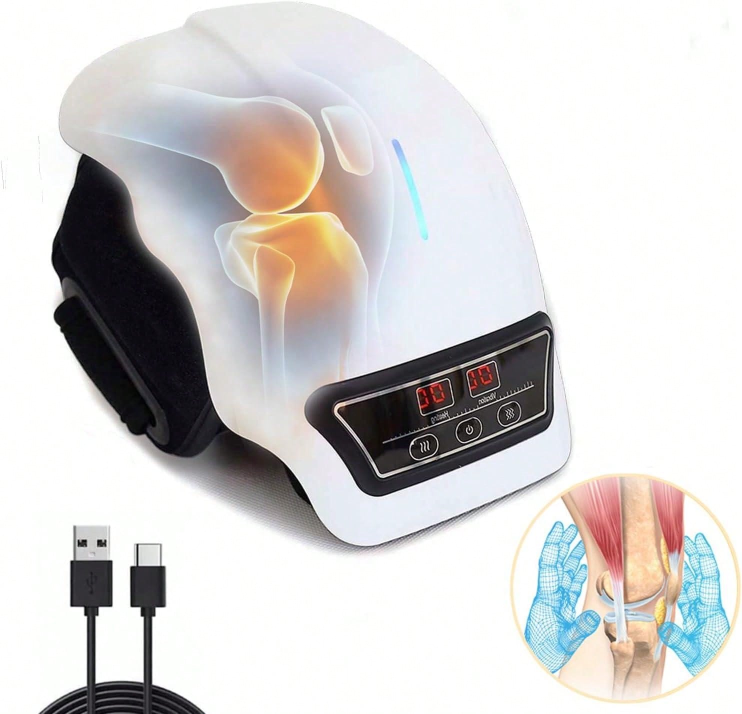 Portable Knee Massager With Heat Infrared Heat And Vibration Knee For