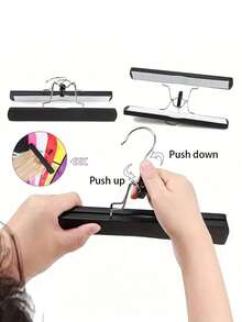 1set Waterproof And Dust-Proof Wig Storage Bag With Hook Clip Simple Zipper Hanging Wig Storage Bag, Lightweight Dustproof Bag For Travel, Simple Portable Bag For Professional Hair Extensions - Black - View 2