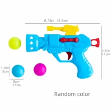 1pc Ping Pong Ball Shooter, Shoots Plastic Balls, Outdoor Interactive Toy Gift For Festivals And Birthdays - Multicolor - View 8