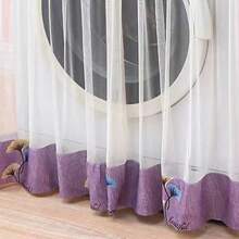 60*60*85公分洗衣機/烘乾機套,防曬防塵洗衣機保護套 - 銀杏葉-紫色 - 查看 3