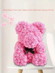 光照禮品盒裝有人造永生花泰迪熊並加上仙女燈,是情人節、紀念日、母親節、聖誕節、生日等時節的最佳禮物等。 - 彩色 - 查看 6