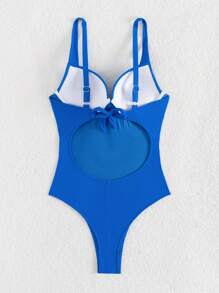 Women Bikini Sets - 藍色 - 查看 2