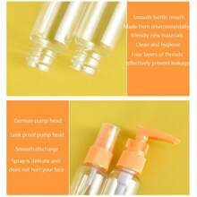 Travel Bottle Set Portable Empty Bottles For Cosmetics, Lotion, Perfume, With Spray And Pump Dispenser - Multicolor - View 7