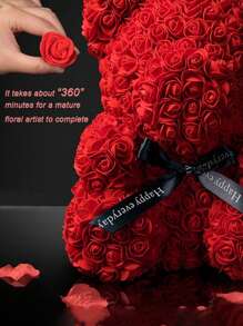 光照禮品盒裝有人造永生花泰迪熊並加上仙女燈,是情人節、紀念日、母親節、聖誕節、生日等時節的最佳禮物等。 - 彩色 - 查看 5