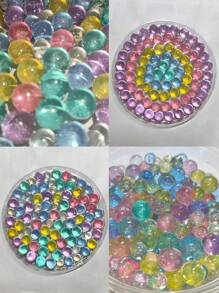 1000pcs Rainbow Water Gel Beads For Vase Filler, Candle Holder, Wedding Centerpiece Decoration, Flower Arrangement, Home Decor, Party Gifts