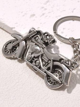 ファッショナブルなパンクスタイルのオーロイ製オートバイ型ペンダント、可動式の車輪付き、メンズキーホルダーとして、日常使いやお父さんへのプレゼントに最適。カーアクセサリー、バッグチャーム、リュックサック、ランヤード、IDホルダー、クリスマス、先生、友人、姉妹へのギフトにも。