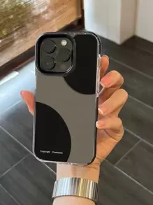 1入黑色圈線抗摔TPU手機殼，適用於iPhone 15 - 彩色 - 查看 1