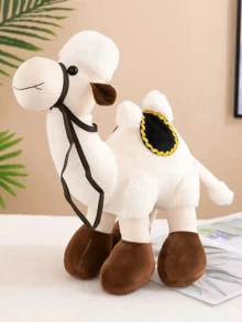 創意雙峰駝毛絨玩具 - 白色 - 查看 3