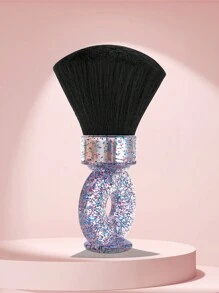 1pc White Hair Brush, Soft Bristle Hairdresser Brush, Hair Salon Cleaning Brush, Home Dust Removal Small Brush, - Multicolor - View 2