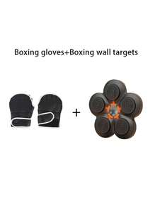 3入組智能音樂沙袋機,電子沙袋,拳擊訓練器材,拳擊牆標靶 - 黑與白 - 查看 7