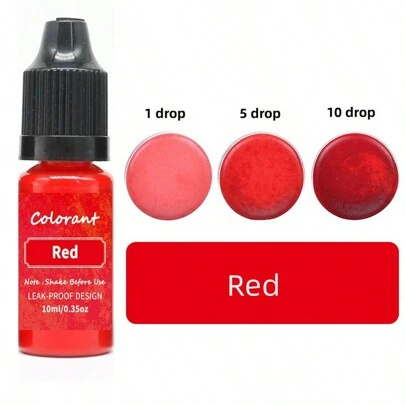 20 Colores 10ml De Tinte Líquido Altamente Concentrado Para Velas Y Jabones Caseros