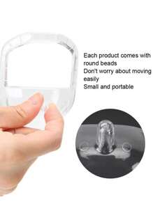 5 Pcs Different Sizes Men Mustache Shaper Styling Template Goatee Beard Guide Stencil Shaving Design Tool Shaving Accessories - Clear - View 8