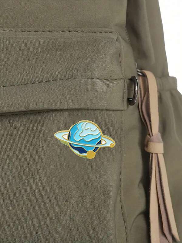 Creative Space Alloy Brooch Exquisite Pink Star Enamel Badge Y2K