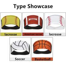 1條女性運動頭帶,適用於籃球、美式足球、橄欖球、棒球,寬波希米亞風頭帶,健身頭巾,瑜珈髮箍 - 彩色 - 查看 3