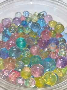 1000pcs Rainbow Water Gel Beads For Vase Filler, Candle Holder, Wedding Centerpiece Decoration, Flower Arrangement, Home Decor, Party Gifts