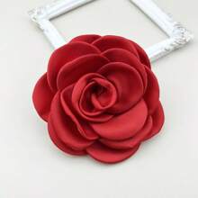 4 Colors Korean High-Grade Luxury Fabric Camellia Large Flower Stage Dual-Use Brooches Suit Collar Brooch Needle Lapel Pin For Women Accessories Valentines,Mom,Mother,Mother's Day,Gift - Flower - View 8
