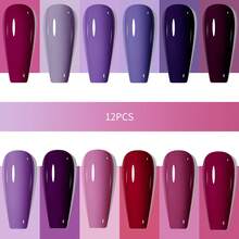 啫喱指甲油入門套裝 12種顏色 黑白粉綠閃爍亮色泡沫沖洗無痕指甲油套裝 適合所有季節的指甲藝術修飾 - 彩色 - 查看 4