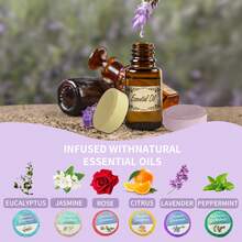 泡沫浴芳香療效沐浴片,男女皆適用禮盒包含肥皂、酒店必備品、生日禮物套組、浴缸清潔、洗腳盆清潔等浴室清潔產品 - 彩色 - 查看 2