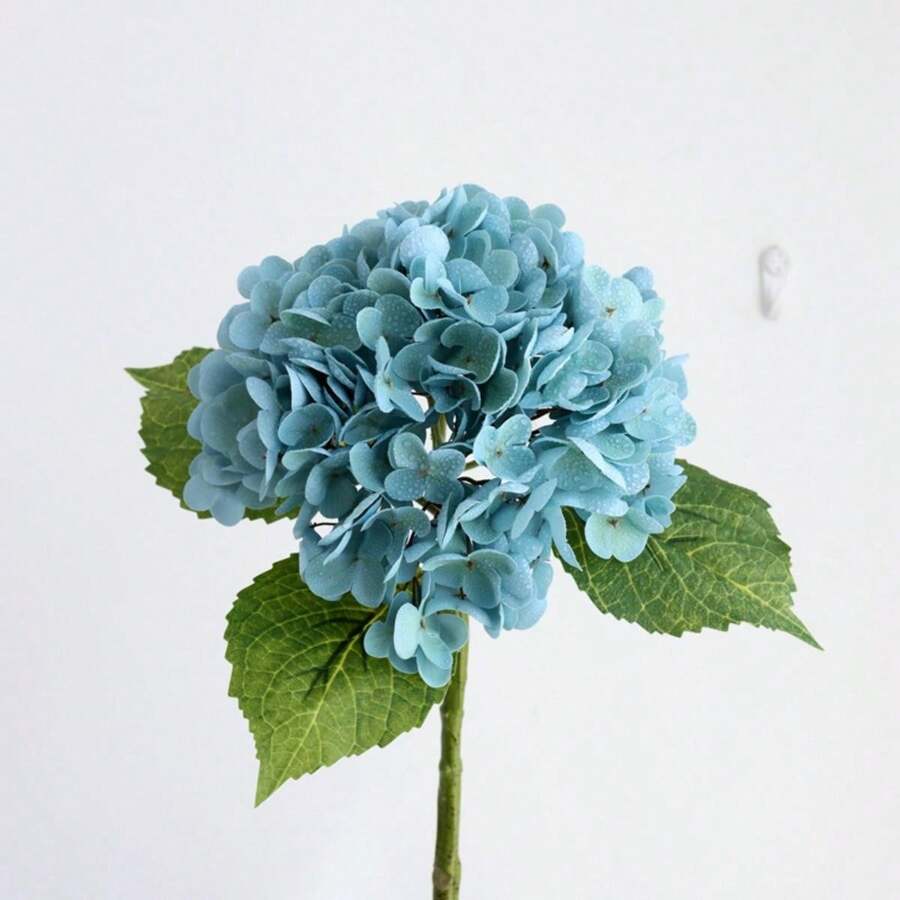 Simulated Large Embroidered Ball With Realistic And Moisturizing Touch, Hotel Artificial Wedding Floral Decoration, Wedding Artificial Flowers - Sky Blue - View 1